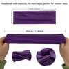 Thick Headbands for Women Non-Slip 6 Pack Elastic Head Bands Soft Fabric Headbands Stylish Stretchy Headbands for Running Workout Sports Yoga Gym