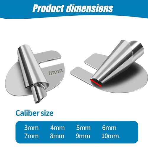 8Pcs Sewing Rolled Hemmer Foot, 3mm-10mm 8 Sizes Wide Rolled Hem Pressure Foot, Sewing Machine Presser Foot Hemmer Foot, Universal Presser Foot for Sewing Machine