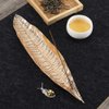 Accmor Incense Holder Set, Leaf and Snail Incense Burner, Incense Ash Catcher, Incense Sticks Holder for Counters, Meditation Room, Yoga, Home, Office, Gold