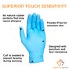 Superior Glove KeepKleen Contour Work Nitrile Gloves (100 Count) Latex Free Glove, Disposable Gloves, Powder Free, 9" Length - RDCNPF (Small)