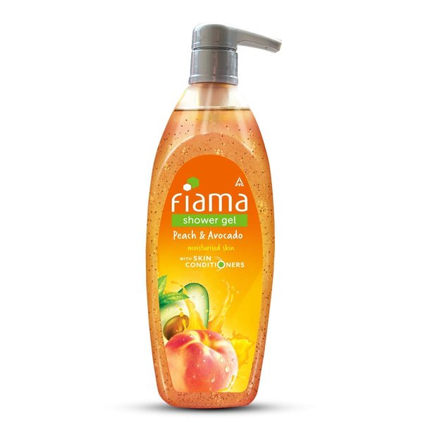 Fiama Shower Gel Peach & Avocado, Body Wash with Skin Conditioners For Soft Moisturised Skin, 500ml (16.90 Oz) Pump