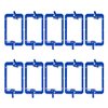 10 Pack Single Gang Low Voltage Mounting Bracket - Variable Wall Thickness - Adjustable Mounting Brackets - Single Gang Box for Cables & Low Voltage - Shallow Low Voltage Boxes - 1 Gang - Outlet Box