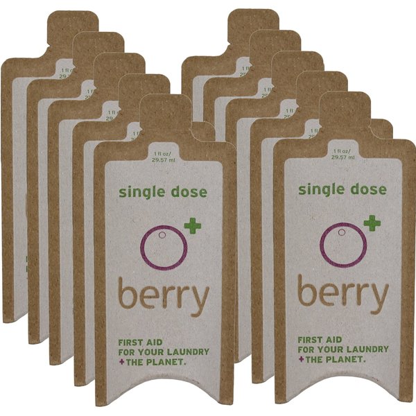 BerryPLUS"Soap Berry" 1-FL OZ Eco-Friendly Natural Single Load Laundry Detergent 10-Packets