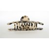 Generic Medium long tan and black marbled hair claw clip