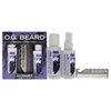 Billy Jealousy Original Gangster Beard Kit with Trave Size Beard Wash, Beard Oil and Titanium Keychain Comb to Cleanse, Stengthen & Soften Facial Hair, Oud Wood Scent