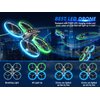 HASAKEE RC Drone for Kids Adults with HD FPV Camera,Cool Toys Gifts for Boys Girls,Hobby RC Quadcopter Skyquad with Cool LED Light,Full Protect Guards and Long Flight Time,Q11 Durable for Beginners