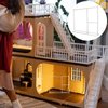 Zerodeko Miniature Doll Clothes Rack, Doll Closet Garment Hanger Rack Doll Clothe Display Rack Mini Jewelry Organizer Furniture Accessories () Baby Clothes Doll House