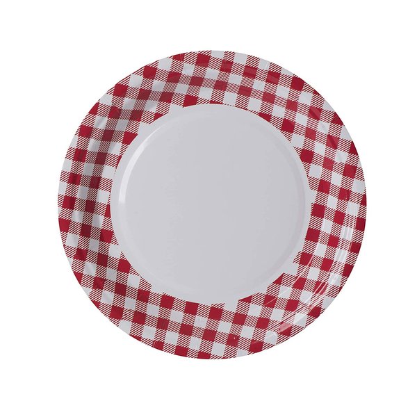Picnic Themed 7" Disposable Round Paper Plates (50 Pack) Ideal for Parties, Family Dinner and Picnic Parties