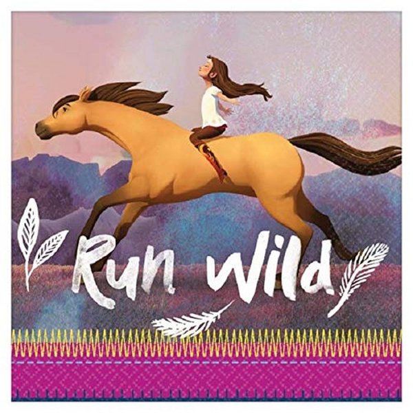 Spirit Riding Horse Party Supplies Lunch Paper Napkins 16 Count
