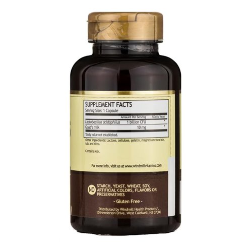 Acidophilus W/Goat Milk Caps 100's Windmill