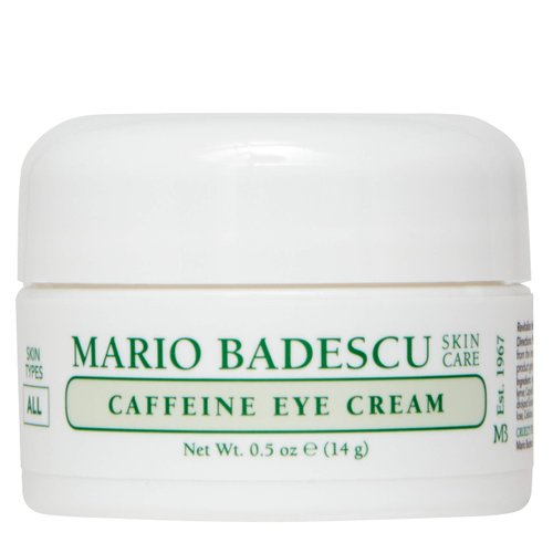 Mario Badescu Caffeine Eye Cream for All Skin Types | Visibly Decreases Dark Circles and Under Eye Bags, Formulated with Caffeine & Squalane, 0.5 Oz (Pack of 1)