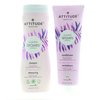 ATTITUDE Super Leaves Moisture Rich Shampoo & Conditioner Bundle With Quinoa, Vitamin B5, Jojoba, Indian Cress, Watercress & Jasmine, Guava, 16 + 8 Fl Oz, 2 Count