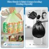 110 Counts Aklyaiap Small Trash Bags Biodegradable, Extra Thick & Strong 4 Gallon Trash Bag Green, Unscented Small Garbage Bags, Easy Tearing Waste Basket Liners for Kitchen, Bathroom, Bedroom, Office