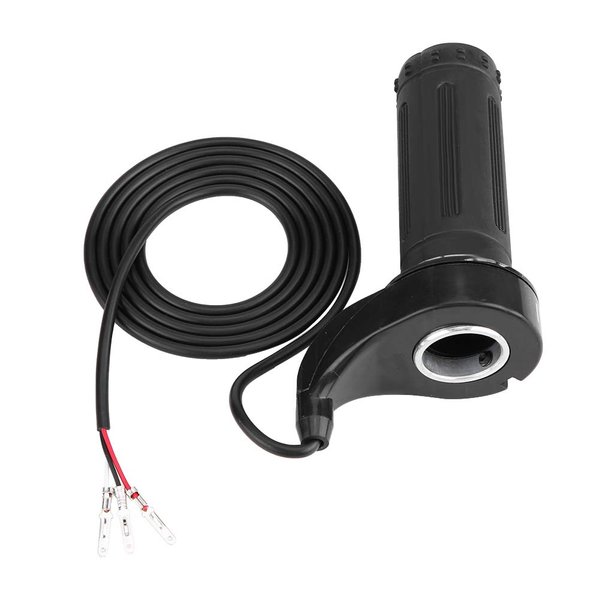 KIMISS Motorcycle Accelerator, Universal Electric Scooter Twist Speed Throttle Grip with 3 Wires 12, 24, 36, 48V
