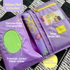 Freestyle Portable Diaper Changing Pad | Foldable, Waterproof Baby Changing Pad With Stylish Wet Wipes Pouch | Travel Changing Pad For Newborn, Quick Access Baby Changing Mat For Diaper Bag Essentials