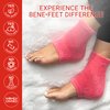 Benefeet Toeless Aloe Moisturizing Heel Socks - Effective Overnight Foot Rejuvenation, Targeted Hydration to Soften Dry Skin, Infused w/Coconut Oil, Aloe + Jojoba Seed Oil, 1 Pair (1 Pack)