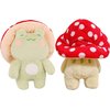 Frog Plush Toys, 10" Cute Frog with Red Mushroom Hat Stuffed Animals, Kawaii Plushies Gift for Kids Girls Adults Valentines Birthdays Gift（Light Green Red hat, 10inch