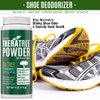 TheraTree Foot, Body and Shoe Powder with Tea Tree for Odor and Moisture Control with Organic and Natural Ingredients - Fresh Scent 4 oz