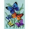 Design Works Crafts 2569 Needlepoint Kit, Butterflies Galore, 5" X 7" Needlepoint Kit Butterflies Galore