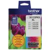 Brother Printer Genuine LC30133PKS 3-Pack High Yield Color Ink Cartridges, Page Yield Up to 400 Pages/Cartridge, Includes Cyan, Magenta and Yellow, LC3013