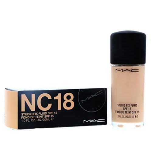 MAC Studio Fix Fluid SPF15 NC18 Cream Foundation