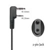 Upgraded Walkie Talkie Earpiece with Microphone for Baofeng BF-888S UV-5R Arcshell AR-5 Retevis H-777 Ansoko A-8S Greaval GV-8S(Pack of 2)