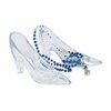 Cinderella Glass Slipper Shoes, Set includes 6 Plastic Shoes - Wedding, Prom and Princess Party Decorations