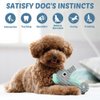 MiOYOOW Squeaky Dog Toy, Tough Plush Puppy Toy Stuffed Dog Chew Toy with Soft Fabric & BB Sound for Small Medium Dog
