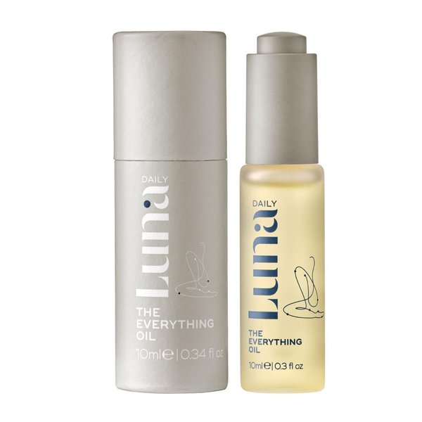 Luna Daily The Everywhere Oil 10ml | Hydrating Body Oil for Women | Natural Moisturizer for Ingrown Hair | Travel Size