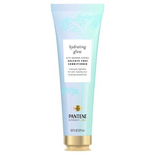 Pantene Sulfate Free Conditioner, Hydrates Dry Damaged Hair, Nutrient Blends with Baobab Essence, Safe for Color Treated Hair, 8.0 oz