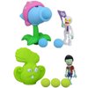 JHESAO 4 PCS Plants PVZ Toys Action Figures Zombies Toys Mini PVZ Ice Pea Set 1 2 Series Great Gifts for Kids and Fans, Birthday and Christmas Party