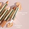 Wander Beauty Dualist Matte and Illuminating Concealer Makeup - Deep - Dual-Ended Matte Concealer Stick + Liquid Concealer - Full Coverage Concealer Brightens, Firms & Hydrates Under Eyes - 0.28 fl oz