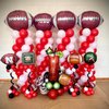 10 Pack 18 Inch Rugby Balloons football balloons Football Field Balloons for touch down Tailgate Game Day Sports Theme Supplies Birthday Party Decorations