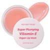MOTHER MADE Natural Plumping Vitamin E Lip Mask, 0.46 Oz | Hydrating Lip Moisturizer For Soft, Smooth, Plump Lips, With Organic Shea Butter, Vegan Waxes, Collagen Boosters, Korean Skincare, Lip Gloss