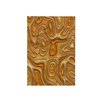 3dRose 15x22 Hand Towel - Abstract Organic Embossed Surface in Beige and Yellow Art Illustration