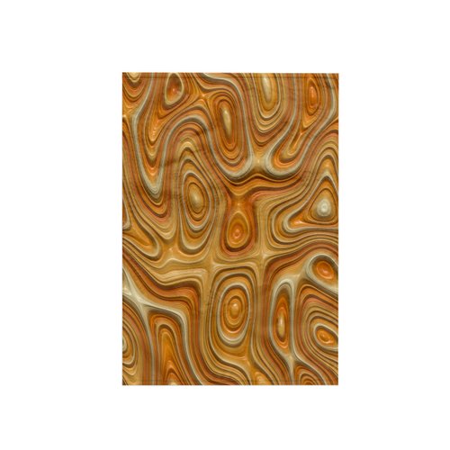 3dRose 15x22 Hand Towel - Abstract Organic Embossed Surface in Beige and Yellow Art Illustration