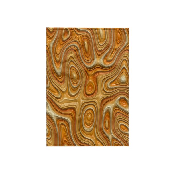3dRose 15x22 Hand Towel - Abstract Organic Embossed Surface in Beige and Yellow Art Illustration