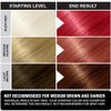 Punky Vermillion Red Semi Permanent Conditioning Hair Color, Vegan, PPD and Paraben Free, lasts up to 25 washes, 3.5oz