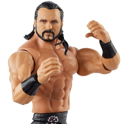 WWE Mattel Drew Mcintyre Basic Series #113 Action Figure in 6-inch Scale with Articulation & Ring Gear, Multicolor, GLB16