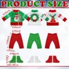 Bencailor 9 Pcs Christmas Elf Doll Clothes 11.5 Inch Elf Outfit Accessories Set Elf Doll Clothing for Winter Doll Gifts Accessories(Bright Style)