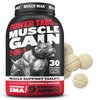 Bully Max 2-in-1 Muscle Builder Power Tabs for Puppies & Adult Dogs - Puppy & Dog Treats Vitamins for Muscle Gain & Growth - Multivitamin Supplements for All Breeds & Ages - 30 Chewable Tablets