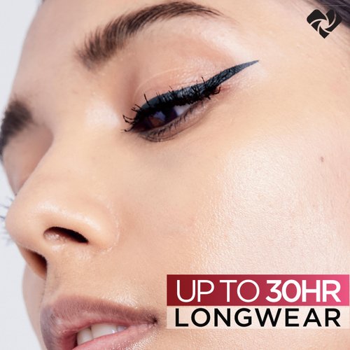 L’Oréal Paris Cosmetics Infallible Grip Precision Felt Eyeliner, Smudge Resistant, Long Lasting Waterproof Eyeliner, Black, Black, 0.03 fl oz