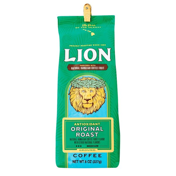 Lion Original Antioxidant Ground Coffee 8 oz
