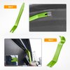 GOOACC 5PCS Auto Trim Removal Tool Kit No-Scratch Removal Tool Kit for Car Audio Dash Panel Window Molding Fastener Remover Tool Kit-Green
