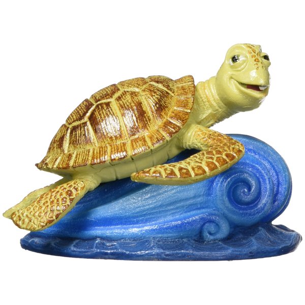 Penn-Plax Crush Riding Wave Ornament, 3"
