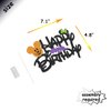 Mouse Halloween Happy Birthday Banner Cake Topper for Mouse Theme Halloween Birthday Party Decorations