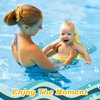 Zooawa Baby Swimming Float, Baby Floats for Pool with Safety Seat,Infant Baby Pool Float No Flip Thicken Swim Training for Baby of 6-30 Months,L,Yellow