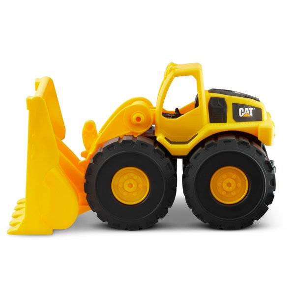 CAT Construction Toys, Construction Fleet 10" Front Loader Toy - Real Working Parts, Indoor/Outdoor, Sturdy Plastic Construction for 2+ Year Old Boys