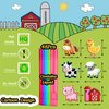 48 Pack Farm Party Favors Mini Bubble Wand,6 Style Barnyard Animal Theme Party Favors Neon Toys for Kids,Pink Cow Rodeo Birthday Party Decorations,Pinata Goodie Bag Stuffers Gifts for Kids (Farm)