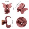 ATODEN Butterfly Hair Clips Butterfly Clips Hair Claw Clips for Girls 2.6'' Hair Clips for Women 4Pcs Claw Clip Matte Hair Claws Butterflies Accessories Hair Clamps Jaw Clips for Thin and Medium Hair